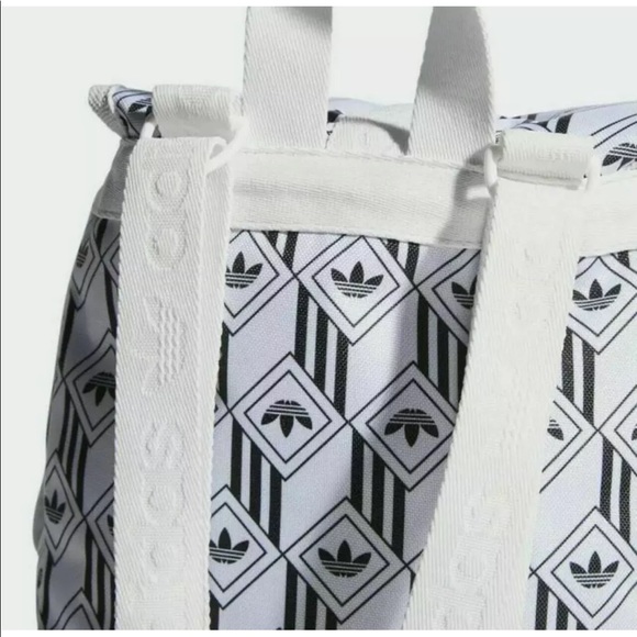 Adidas Women's Originals Utility Mini Backpack Girls Monogram Bags White LP6173 - Picture 6 of 15